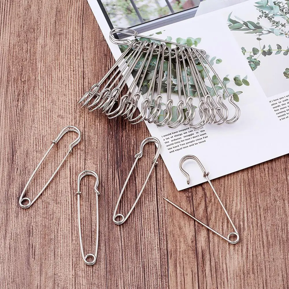 100 шт. DIY железные булавки для килта брошь крепежные украшения платина 2 размера