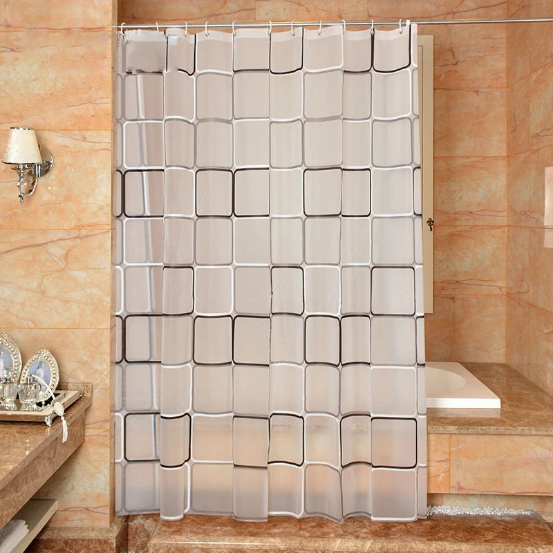 

Bathroom Shower Curtain 3D Waterproof Mildew proof PEVA Bath Curtain Shower Curtains Environmental Toilet Door Curtain