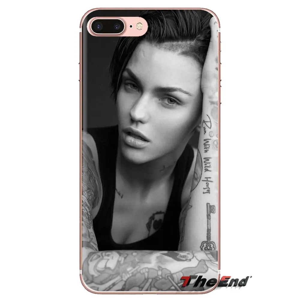 Australian star Ruby Rose Transparent TPU Cover Bag For Xiaomi Mi6 Mi 6 A1 Max Mix 2 5X 6X Redmi Note 5 5A 4X 4A A4 4 3 Plus Pro |
