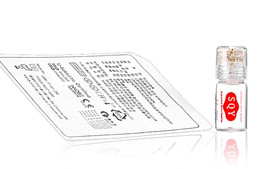 Микро-игла для увлажнения кожи лица мезотерапия золотая игла Дерма штамп