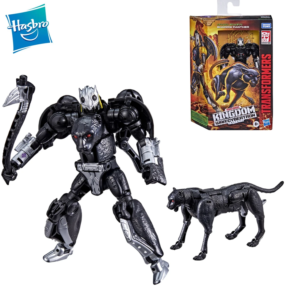 

Originele Hasbro Transformers Toys Generations War for Cybertron Kingdom Tracks DELUXE Shadow Panther F0681 Action Figure Toy