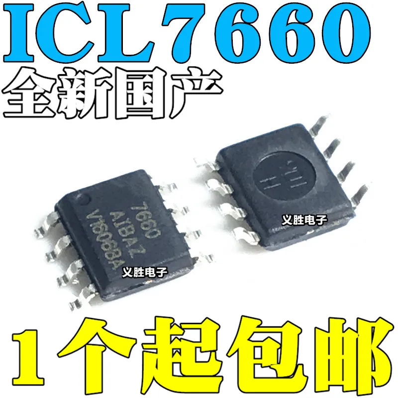 10 шт./лот высокое качество ICL7660 ICL7660AIBAZ SMD SOP8 DCDC преобразователь питания - купить по