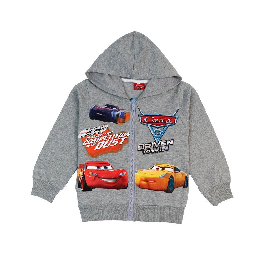 Disney New Boy Jacket Cotton Spring Autumn Children's Hoodie Baby Kids Coat Winter Fashion Anime Clothes Cartoons Car McQueen