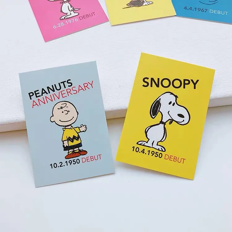 8 шт. Ins Peanuts изгой карта собаки милый мультфильм доска для сообщений доска для фото дисплей доска украшение стены визитная карточка дисплей