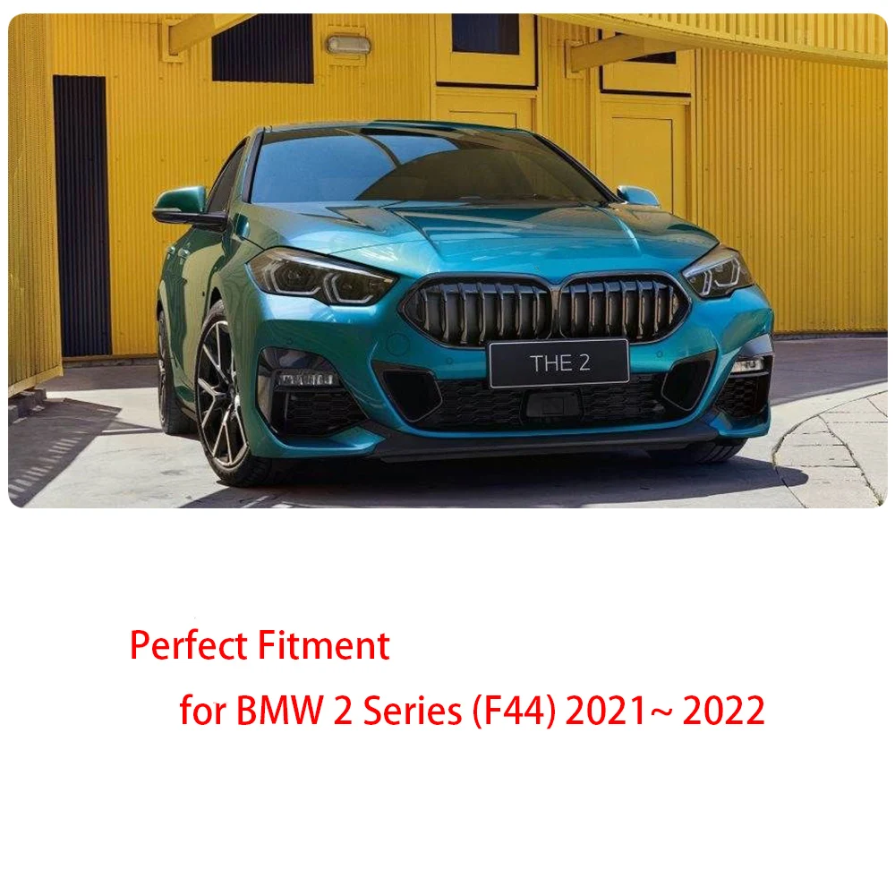 Передний бампер для BMW 2 серии F44 Gran Coupe 2021 гоночный гриль из АБС-пластика глянцевый