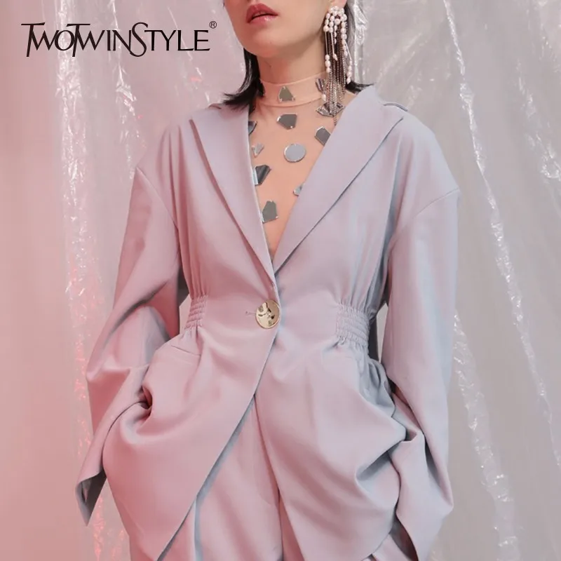 Женская сетчатая водолазка TWOTWINSTYLE Весенняя Однотонная футболка с длинным