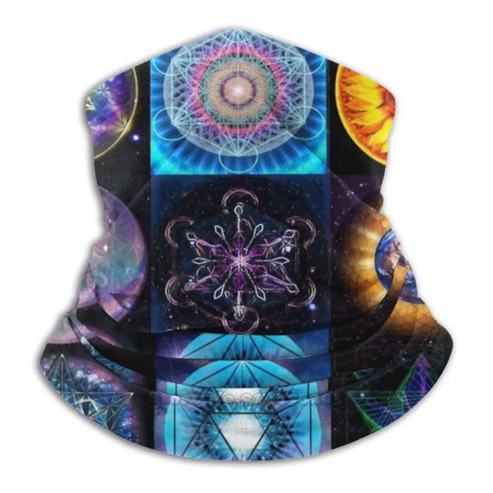 

Patchwork Universe. Scarf Bandana Neck Warmer Headband Cycling Mask