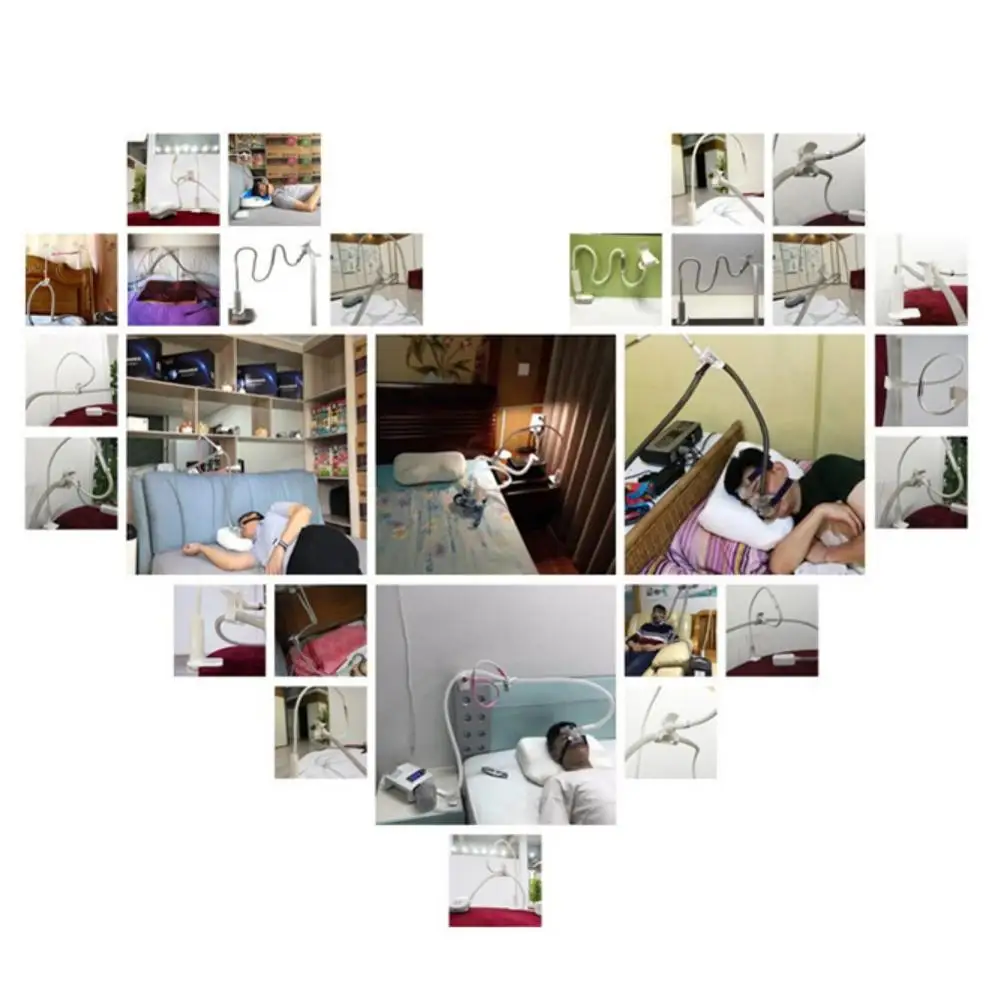 

Adjustable Ventilator Pipe Bracket CPAP Hose Holder Ventilator Accessories Support Arm Sleep Care Health Care