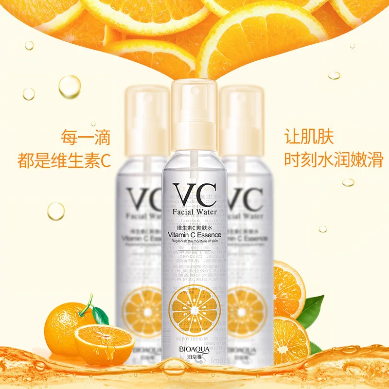 

3pcs BIOAQUA Vitamin C Toner Moisturizing Refreshing Shrinking Pore VC Spray Anti-aging Anti-wrinkle Facial Water Skin Care