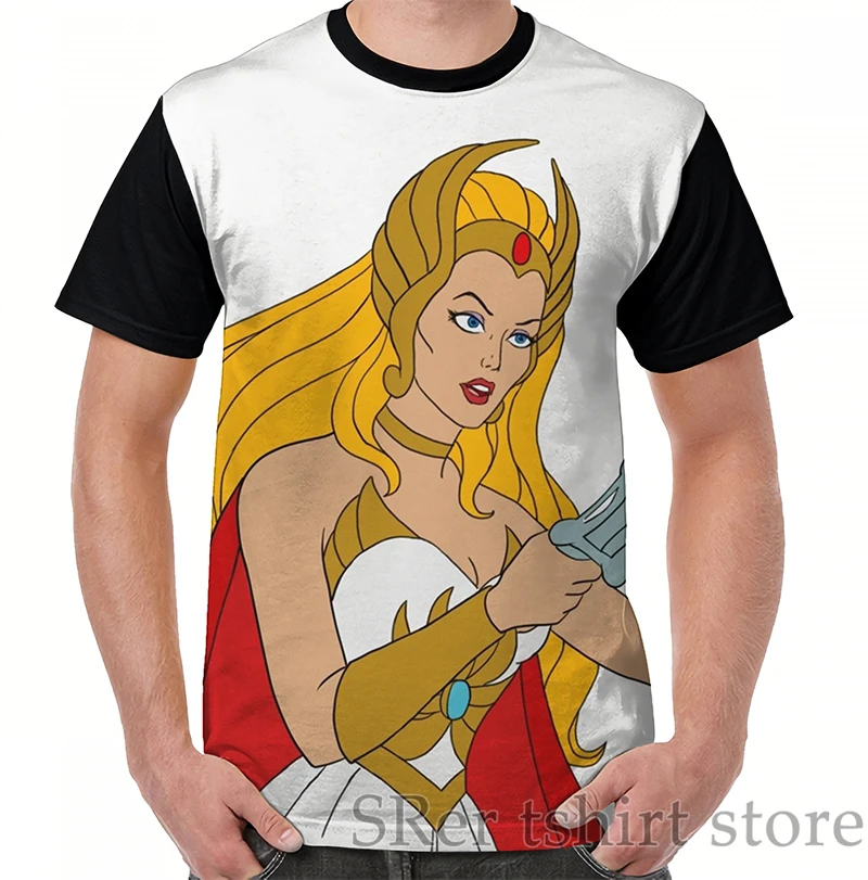 Футболка Мужская/женская с забавным принтом топ графическим She-ra Повседневная