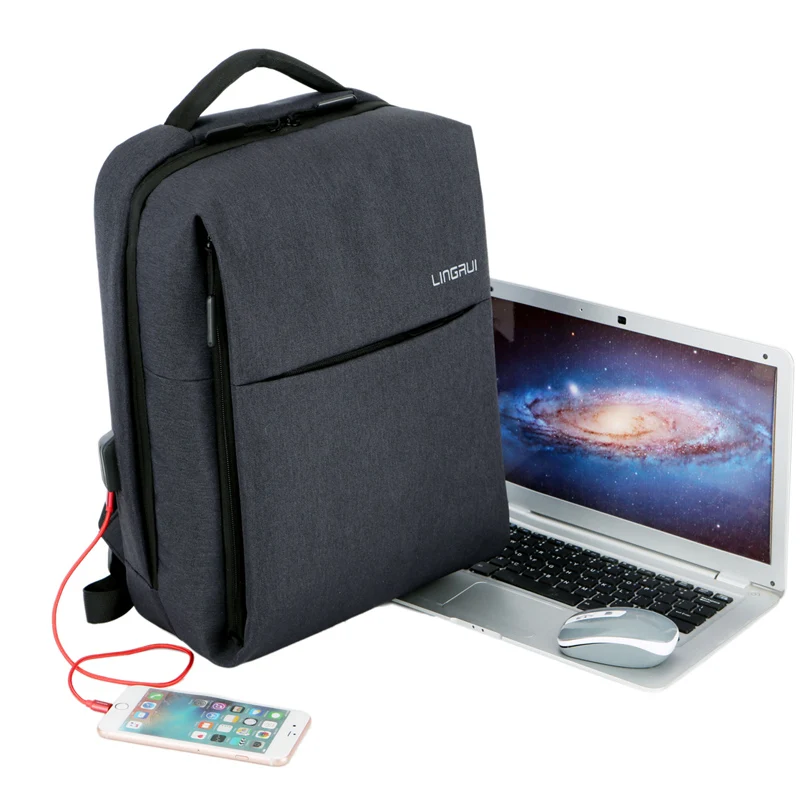 

Oxford cloth Large Capacity anti-theft travel backpack smart laptop backpacks bag with usb charging port