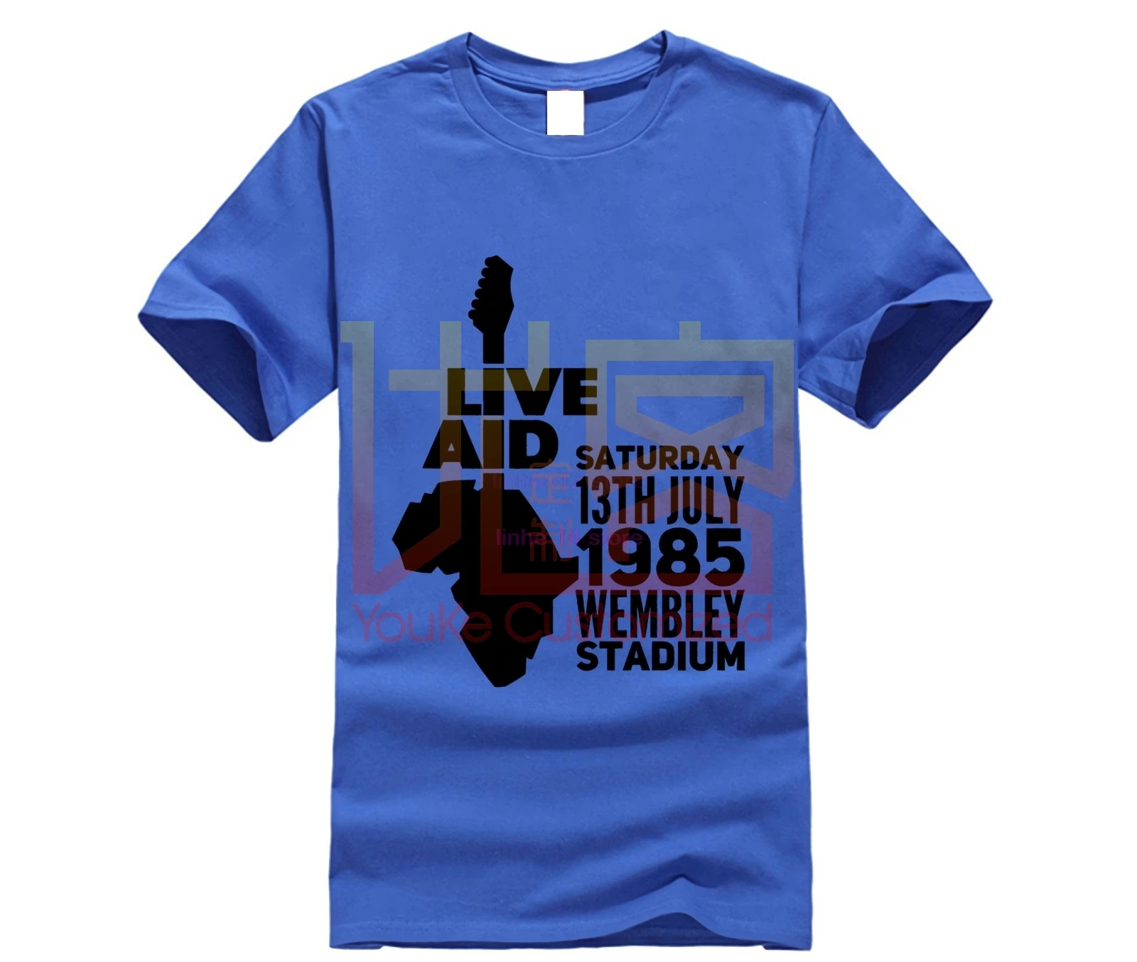 Live Aid Rock футболка с музыкальной тематикой королева 100% хлопок электронная гитара