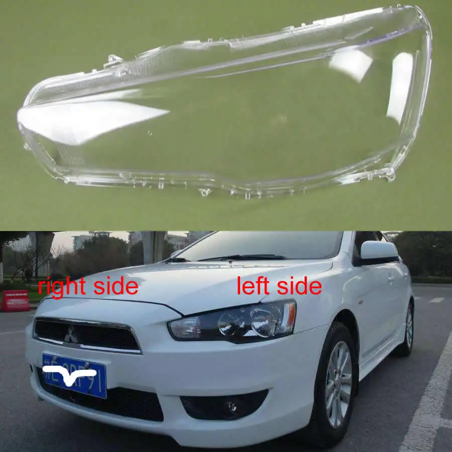 Для Mitsubishi Lancer Ex 2010 2011 2012 2013 2014 2015 2016 прозрачная оболочка для фар стеклянная фара