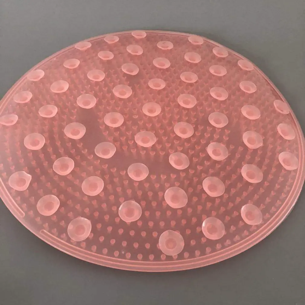 Silicone Lazy Wash Foot Bath Artifact Back Massage Cushion Sole To The Dead Skin Brush Bathroom Suction Cup Mat | Дом и сад