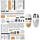 Наклейки для ногтей на английском языке, 1 шт.