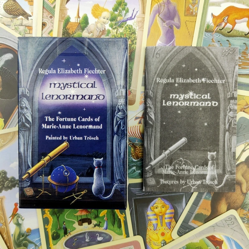 Mystical Lenormand Oracle Cards Full English 36 Deck Tarot Mysterious Divination Family Party Funny Board Game 03KA | Спорт и