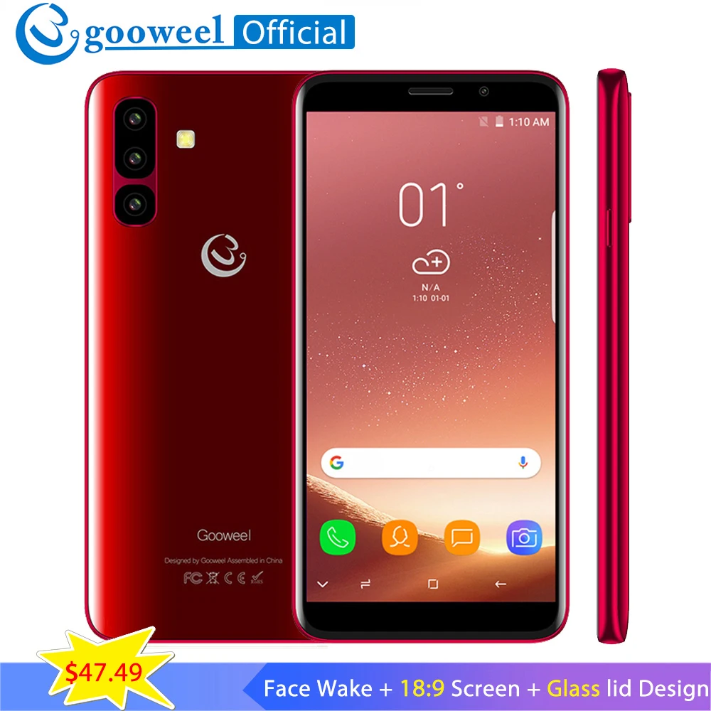 Gooweel S10 3g смартфон MTK6580 четырехъядерный 5 45 дюймовый ips экран Лицо ID мобильный