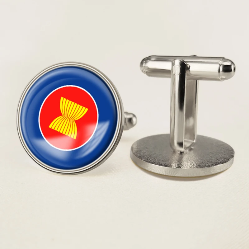 

ASEAN Association Flag National Emblem Cufflinks