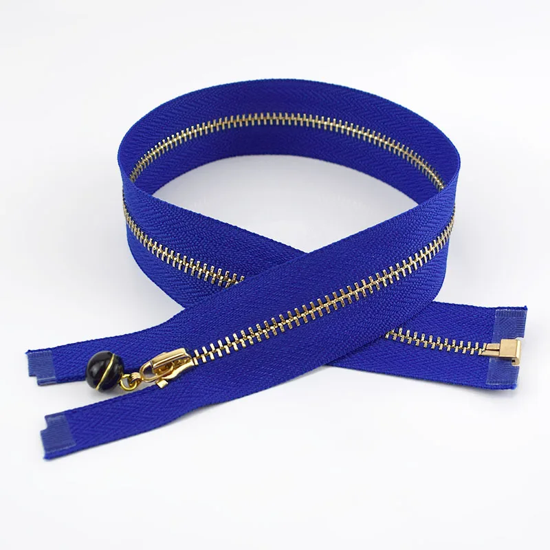 Blue-black 50 см 3# жемчужный слайдер съемник украшения металлические застежки-молнии для шитья одежды молния DIY ремесло аксессуары для шитья ZA044 золотые молнии - Цвет: Blue-black