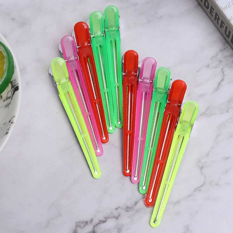 

10Pcs Salon Hairpins Dedicated Section Grip Hair Clip Plastic Hairdressing Hair