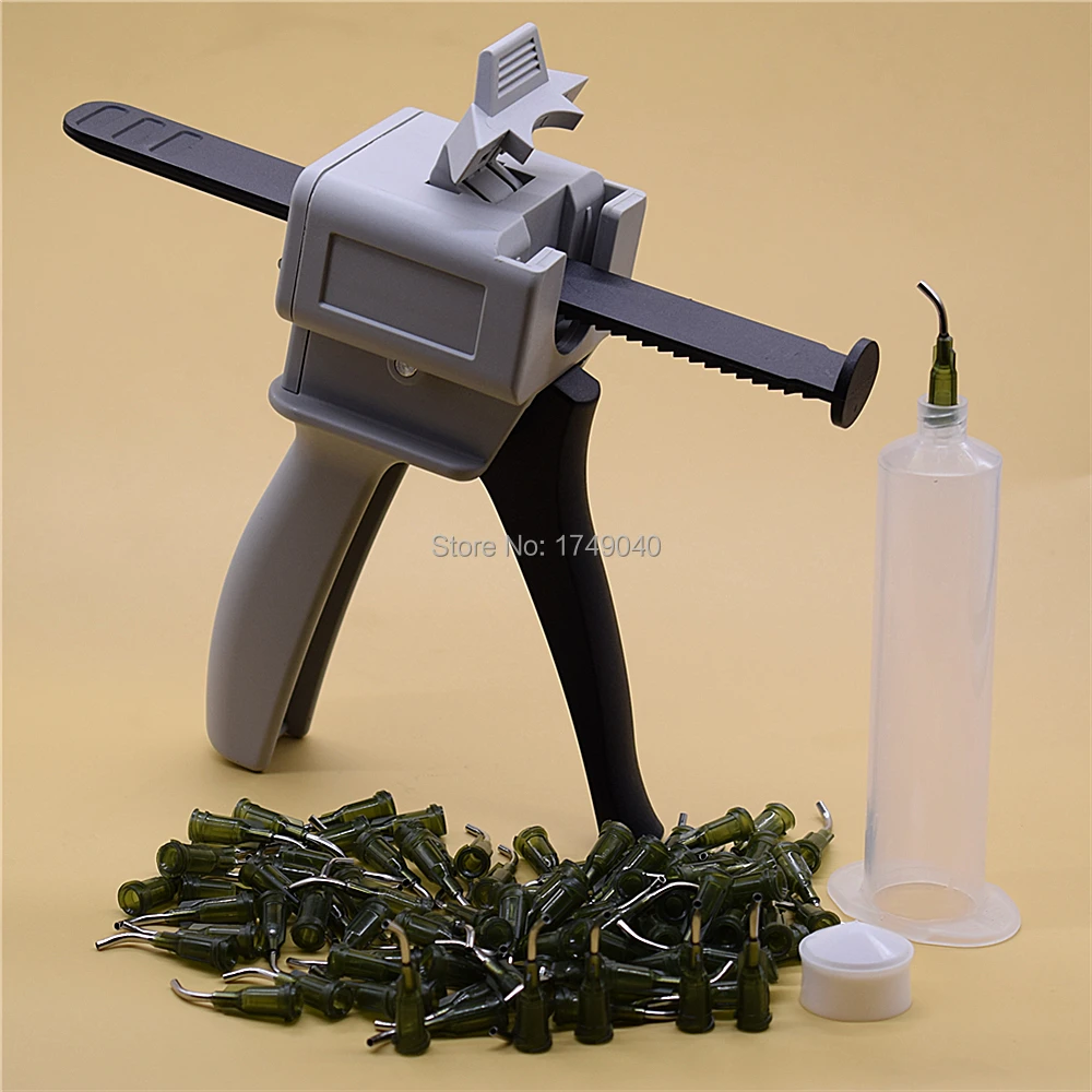 100pcs 14G Bent Tapered Dispensing Needle Tips w/ 30ml UV Glues Caulking Gun Manual Glue 30cc Dispenser Syringes Barrel | Инструменты