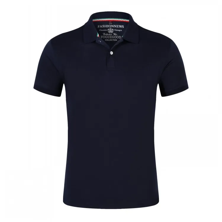 

2023Lapel collar short sleeve T-shirt printing DIY polo shirt