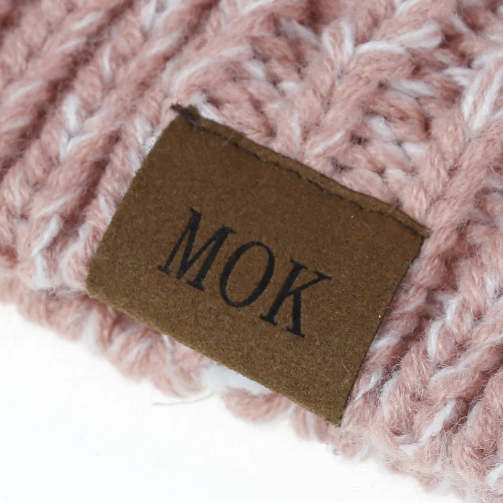 Зима женский хвостик грязная шапка Beanie Шапка мягкая вязаная теплая Осенняя уличная Спортивная повседневная шапка куполообразная вязаный головной убор