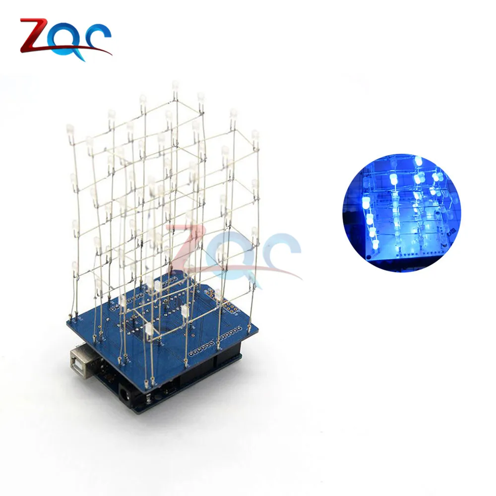 Светильник биков 4x4x4 4x4 набор для самостоятельной сборки с 3D