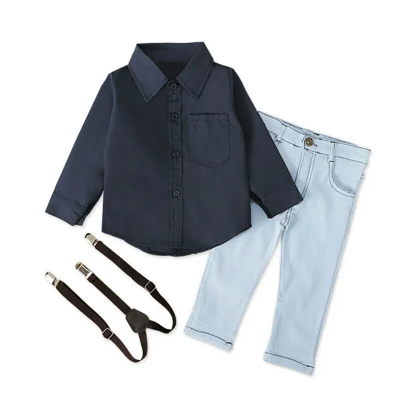 Комплект одежды для мальчиков из 2 предметов маленьких джентльменов модель 2020