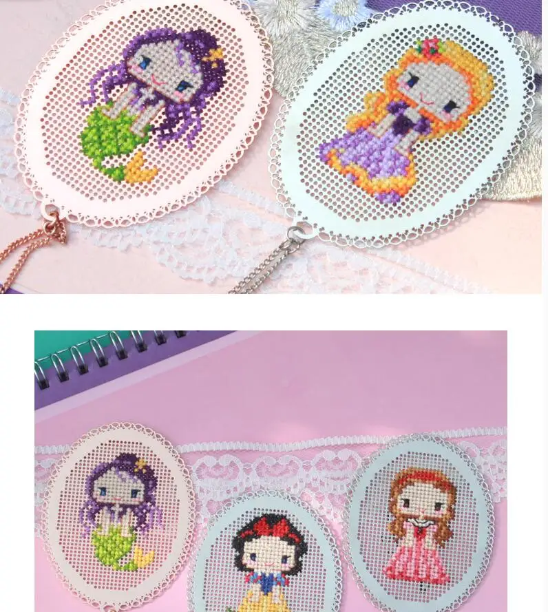 Сказочная принцесса вышивка крестиком закладка для вышивки рукоделие подсчет