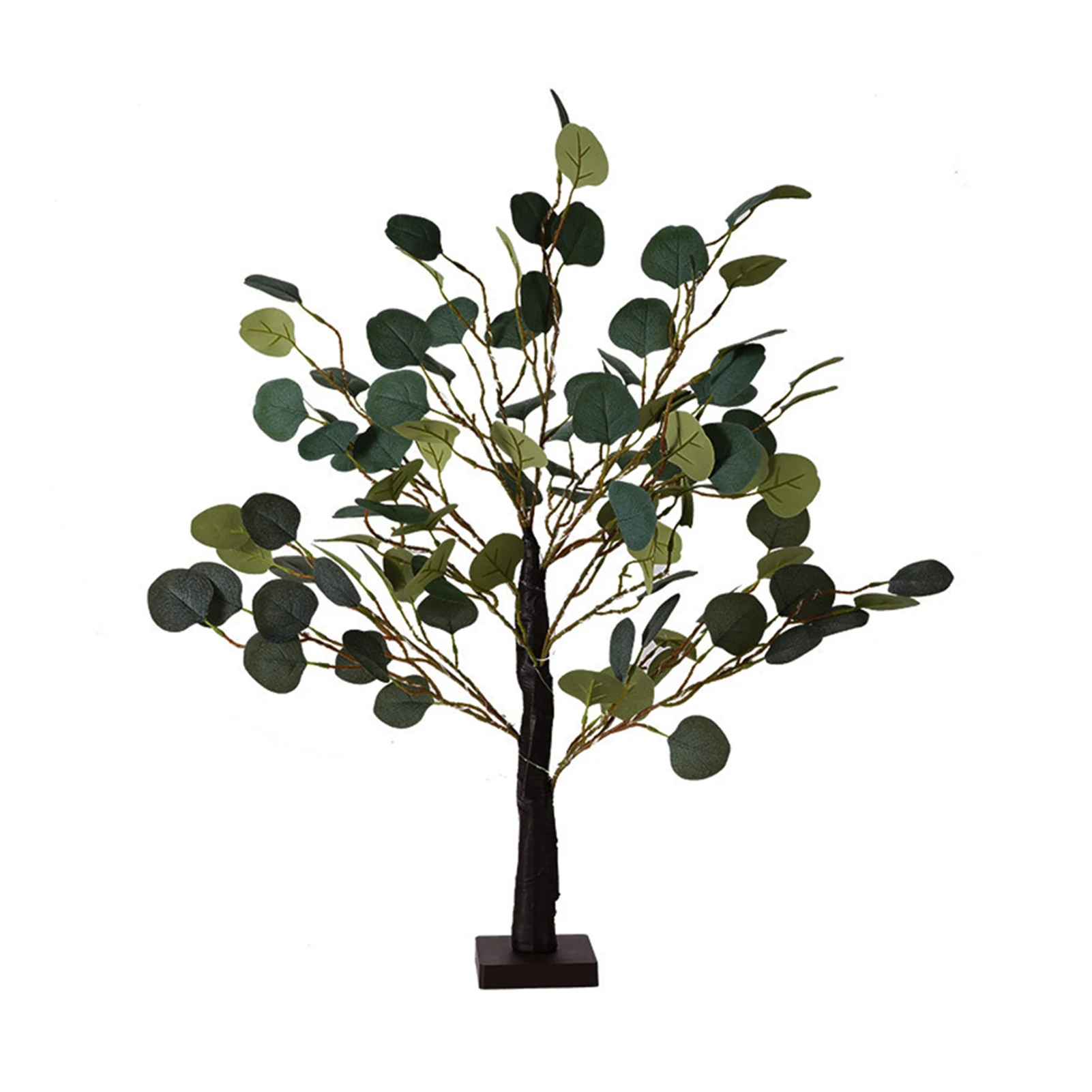 

90LEDs Wedding Living Room Holiday Gift Home Party Tabletop Lamp Battery Operated Indoor Modern Bedroom Eucalyptus Tree Light