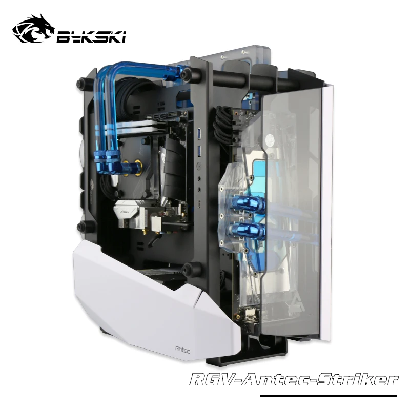 BYKSKI комплект используется для Antec Striker чехол для компьютера/акриловая доска Водного Канала решение/комплект для процессора и блока графического процессора