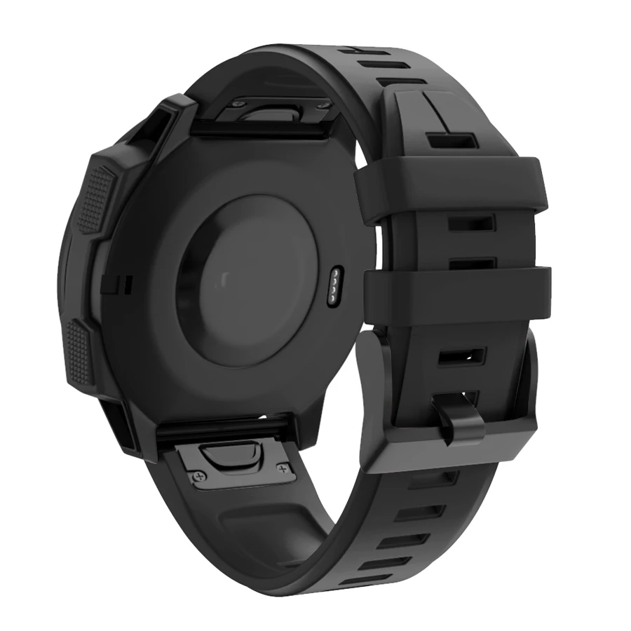 Ремешок силиконовый для Garmin Fenix 6X 6 6S Pro 5X 5 5S Plus 3 3HR 20 22 26 мм | Электроника