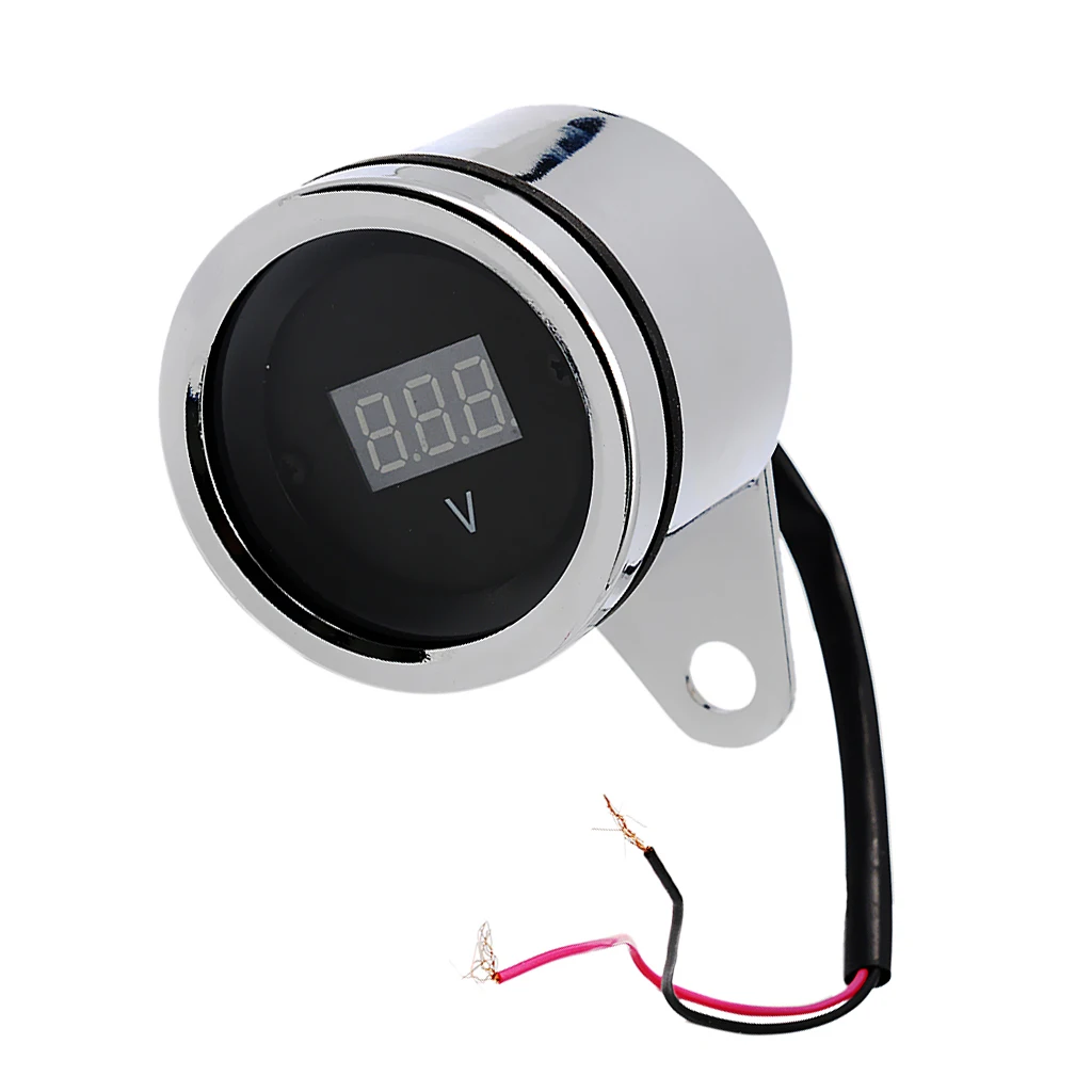 Винтаж вольтметр измеритель величины напряжения метр для 12V мотоцикла вездеходы