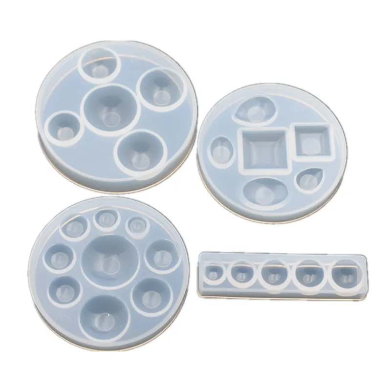 Snasan силиконовые формы Полушаровой кабошон кулон смолы Силиконовые ручной работы