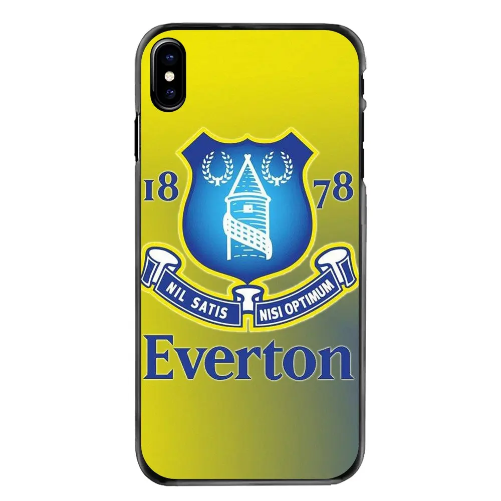Everton Football Soccer FC Team Logo Cell Phone Case Cover For iPhone 4 4S 5 5S 5C SE 6 6S 7 8 Plus X XR XS Max iPod Touch |