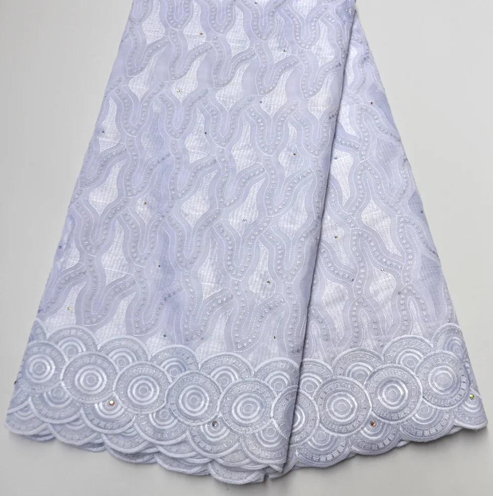 Высококачественные швейцарские хлопковые кружевные ткани для свадьбы в