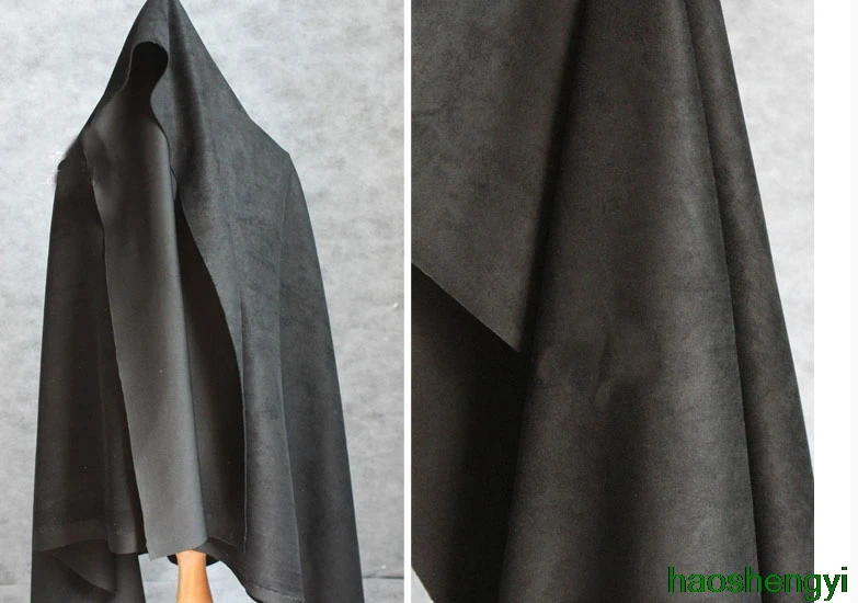 Thick double-sided composite suede fabric Wool cashmere windbreaker jacket clothing creative | Дом и сад