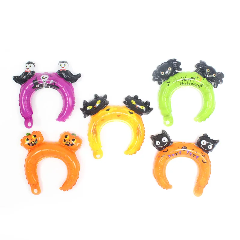 10 шт. Хэллоуин тыква призрак повязка на голову из фольги воздушный шар для Бэйби