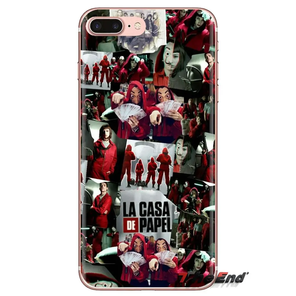 Мягкий прозрачный чехол La Casa De Papel Money Heist для LG G3 G4 Mini G5 G6 G7 Q6 Q7 Q8 Q9 V10 V20 V30 X Power 2 3 K10 K4 K8