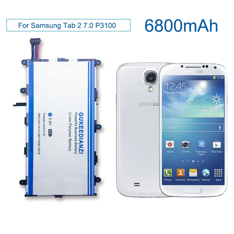 Аккумулятор SP4960C3B для планшета Samsung GALAXY Tab 2 7 0 GT P3100 P3110 P3113 P6200 P6210 S2 8 0/Tab 9 дюйма