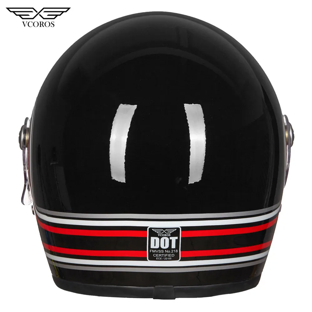 Vcoros Полнолицевой мотоциклетный шлем с козырьком от царапин женский и мужской