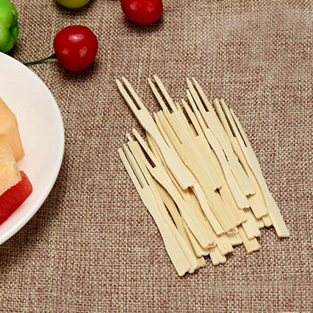 

Skewers Fruit Forks Eco-friendly Picnic Durable Practical Mini One-off