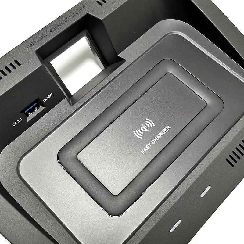 For Toyota RAV4 RAV 4 2019 2020 10W car QI wireless charger phone holder center console storage box charging plate |
