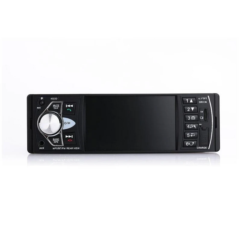 Without Camera 4,1 дюймов HD экран FM TF USB SD RDS Зеркало Ссылка Авторадио 1 DIN автомагнитола стерео Bluetooth Авто ленты MP5 радио кассетный плеер - Цвет: Without Camera