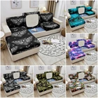 Эластичный чехол для диванной подушки, с изображением моли, черепа, для гостиной