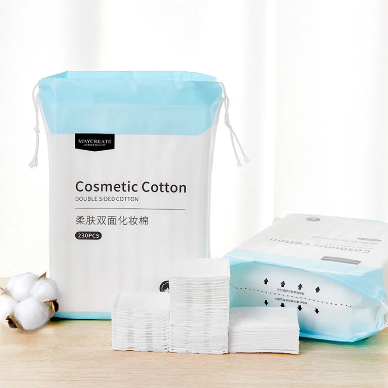 

230 Pc Makeup Remover Pads 3 Layer Cotton Pads Make Up Facial Remover Cotton Facial Skin Care Nursing Pads Skin Cleaning