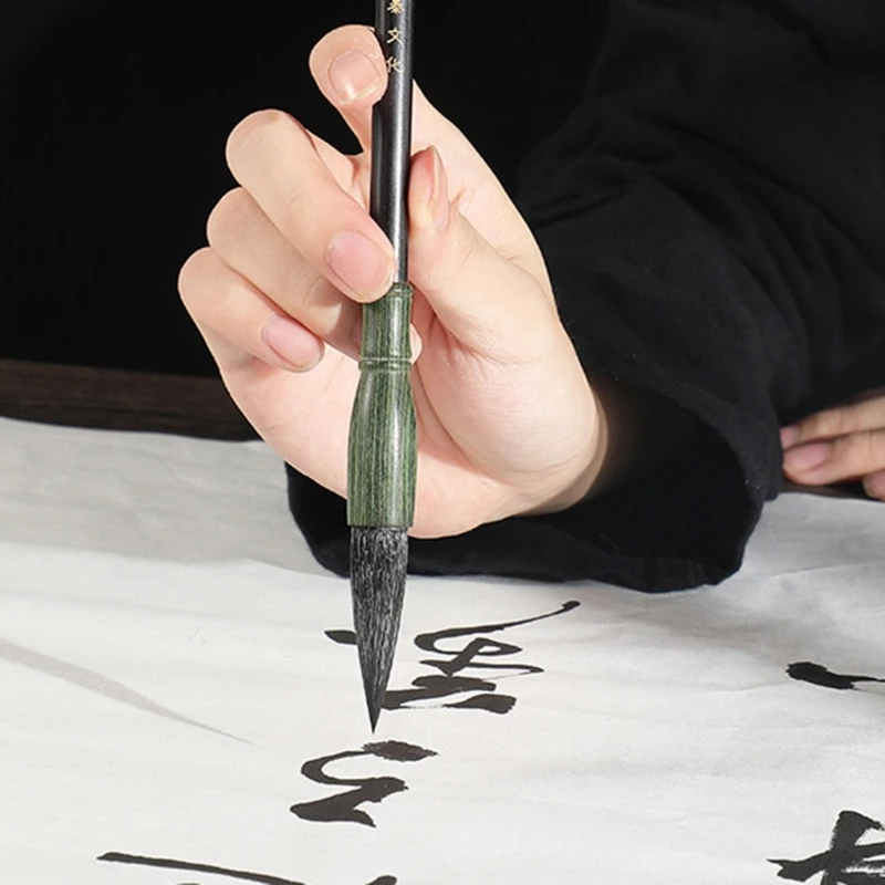 

2022 New Small Calligraphy Brush Chinese Calligraphy Pen Medium Hard Brush Nib for Beginners Kids Adults Calligraphy Drawing