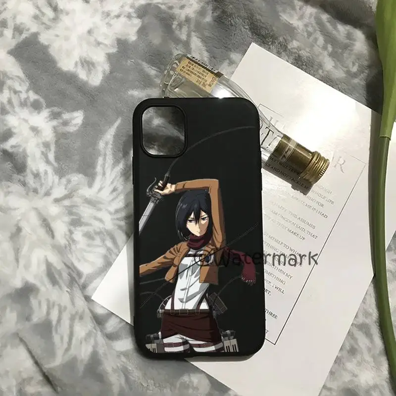 Чехол для телефона Mikasa Ackerman IPhone 12 11 Pro Max 7 8 6 6s Plus X Xs Xr 5 5s Se 2020 силиконовый чехол |