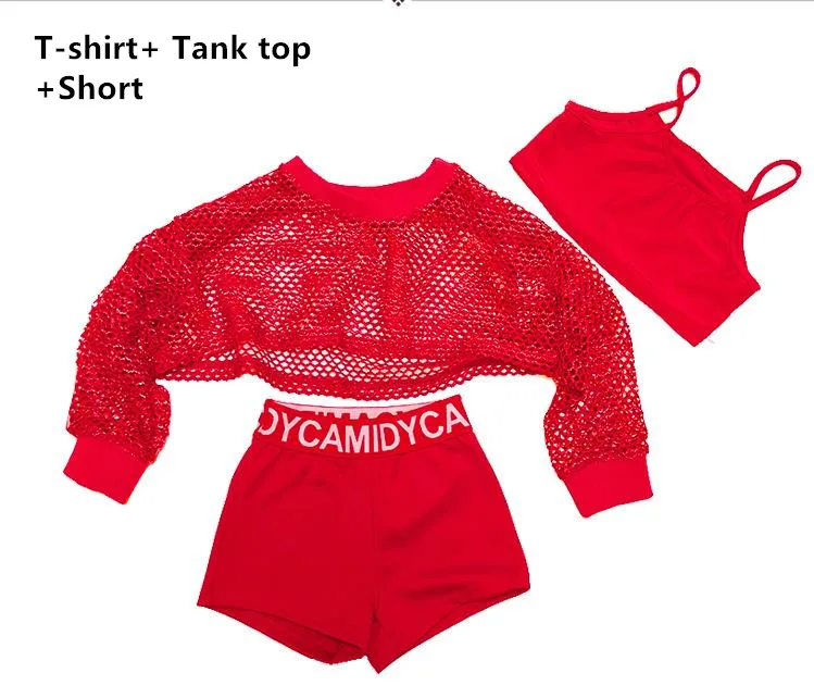 dance sets Новые модные детские весенне-Осенние костюмы, штаны повседневные свободные шаровары в черно-белую клетку в стиле хип-хоп, одежда для уличных танцев, брюки с кисточками - Цвет: dance sets